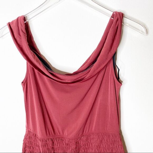 Bcbg Generation Off Shoulder Smock Dress Medium - Picture 4 of 8